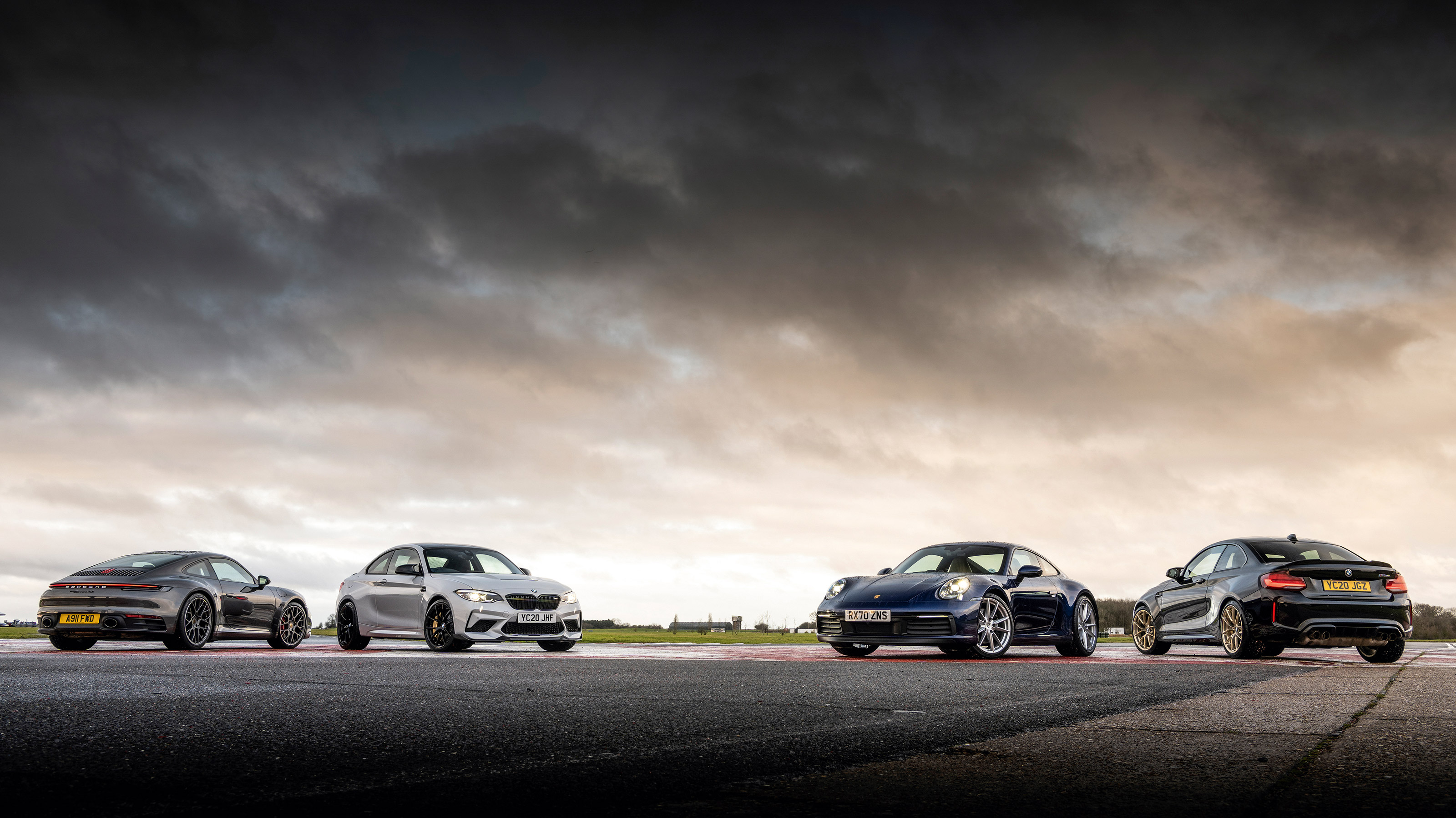 Porsche 911 and BMW M2 CS manual v auto