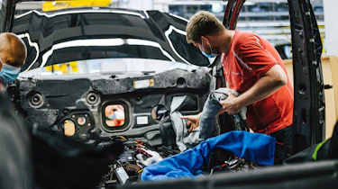 electric Porsche Macan prototypes