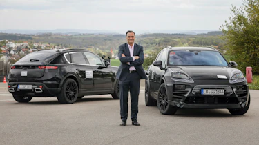 electric Porsche Macan prototypes