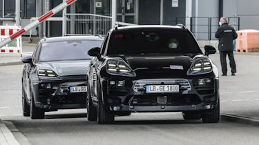 electric Porsche Macan prototypes