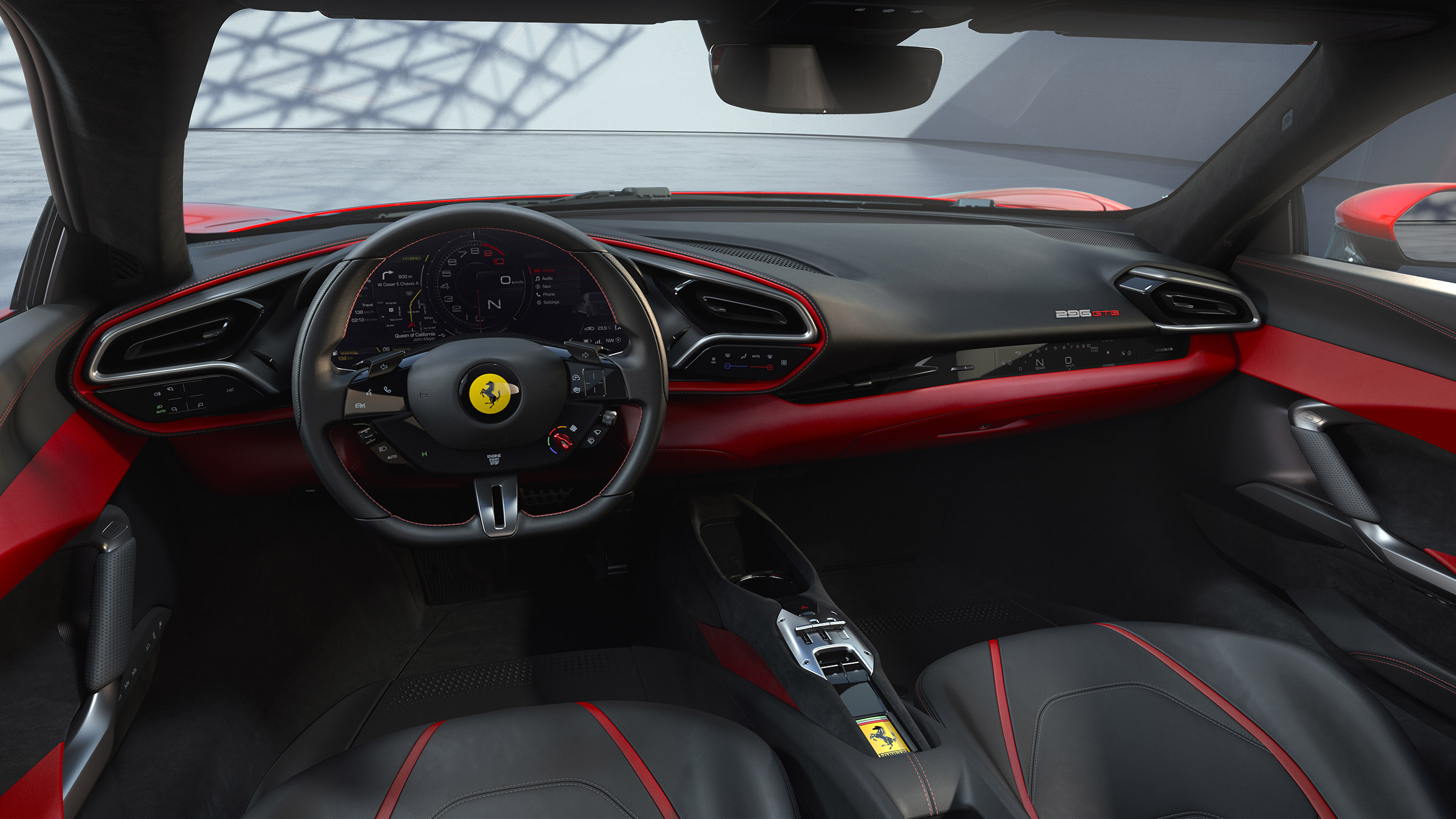 2022 Ferrari 296 GTB – cabin