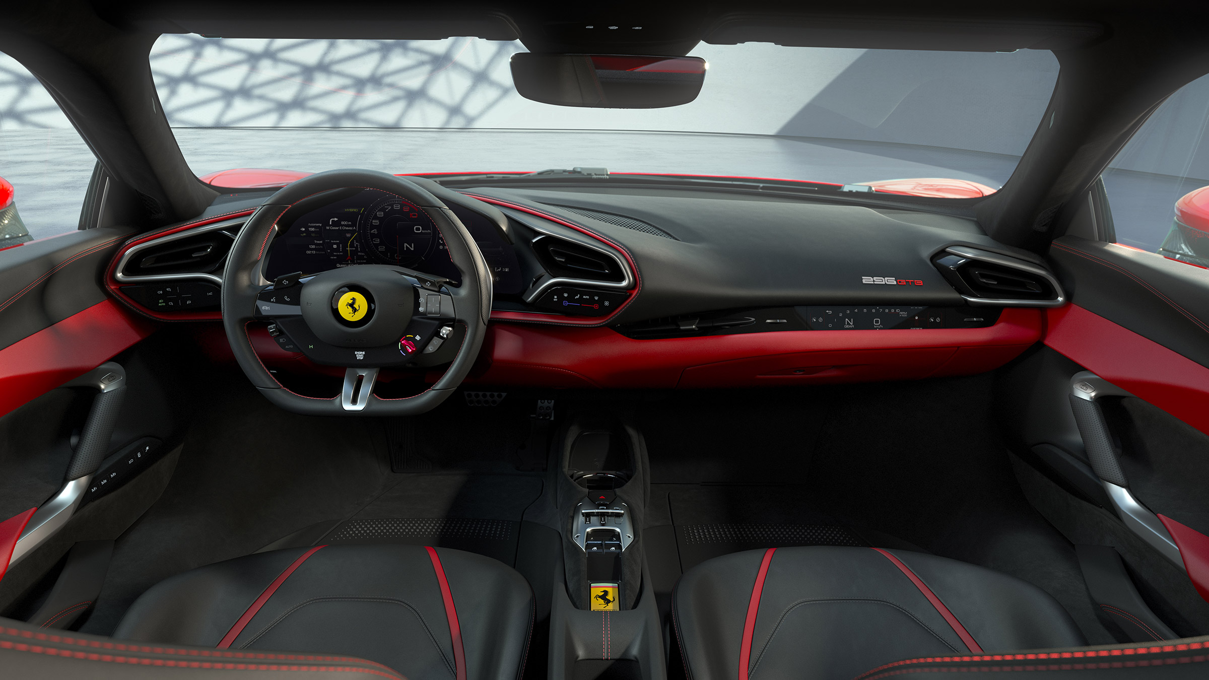 2022 Ferrari 296 GTB – dash
