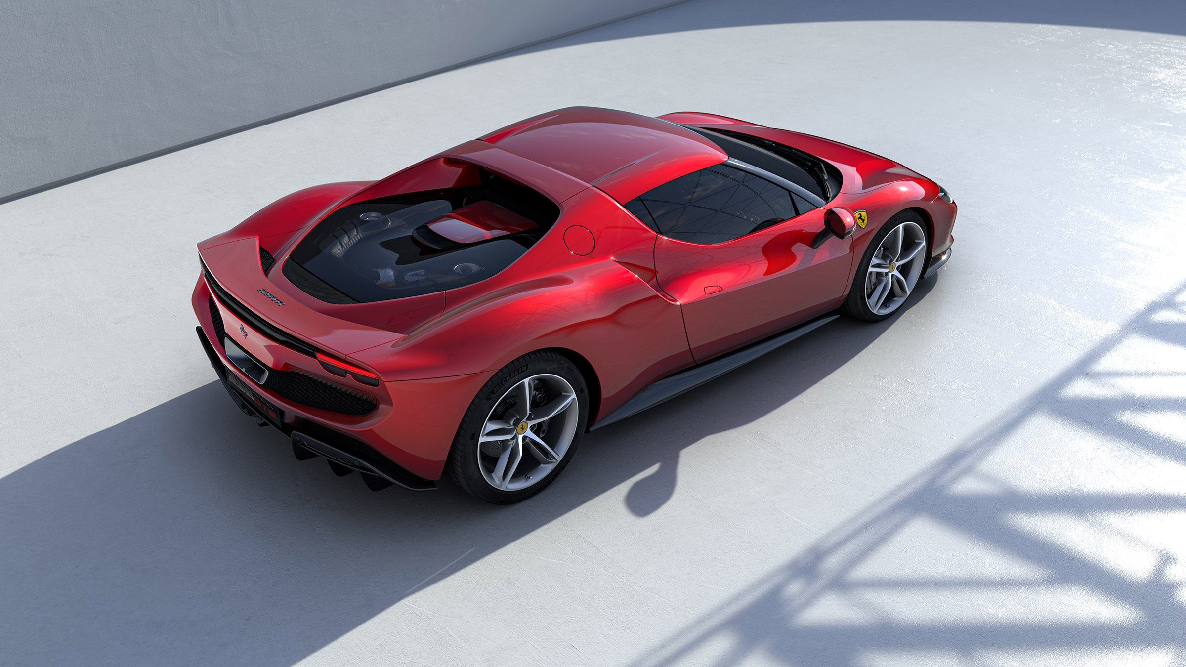 2022 Ferrari 296 GTB – rear quarter tall