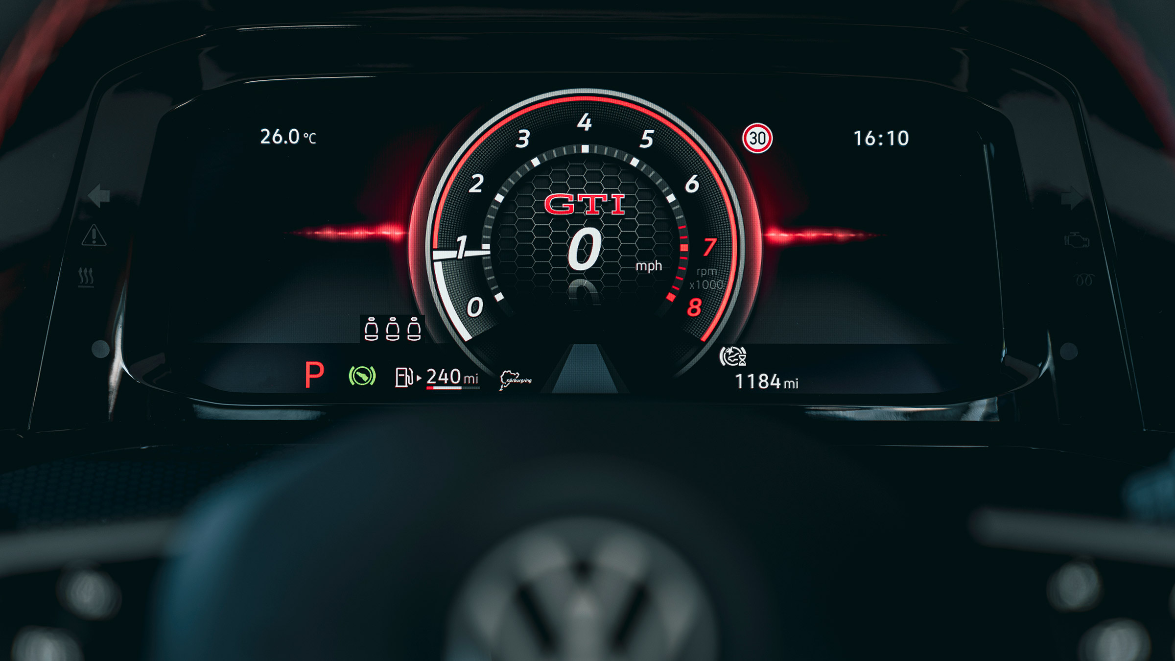 Volkswagen Golf GTI Clubsport 45 – display