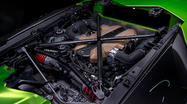 Lamborghini Aventador SVJevo engine