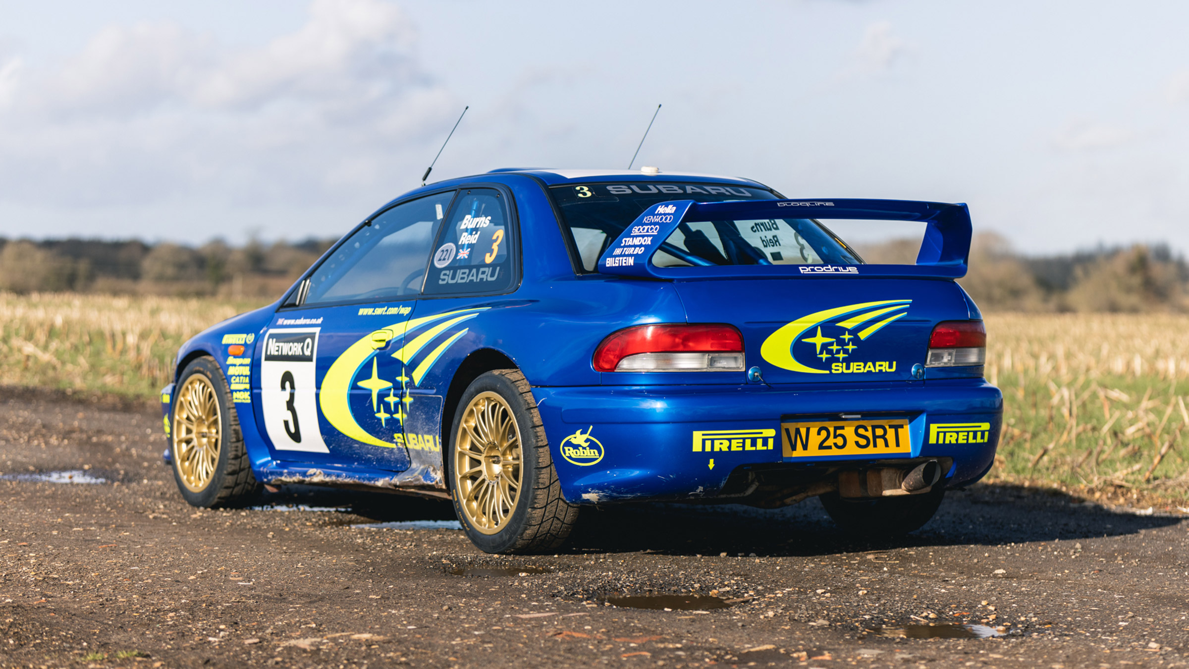 Subaru Impreza S6 WRC – rear quarter static