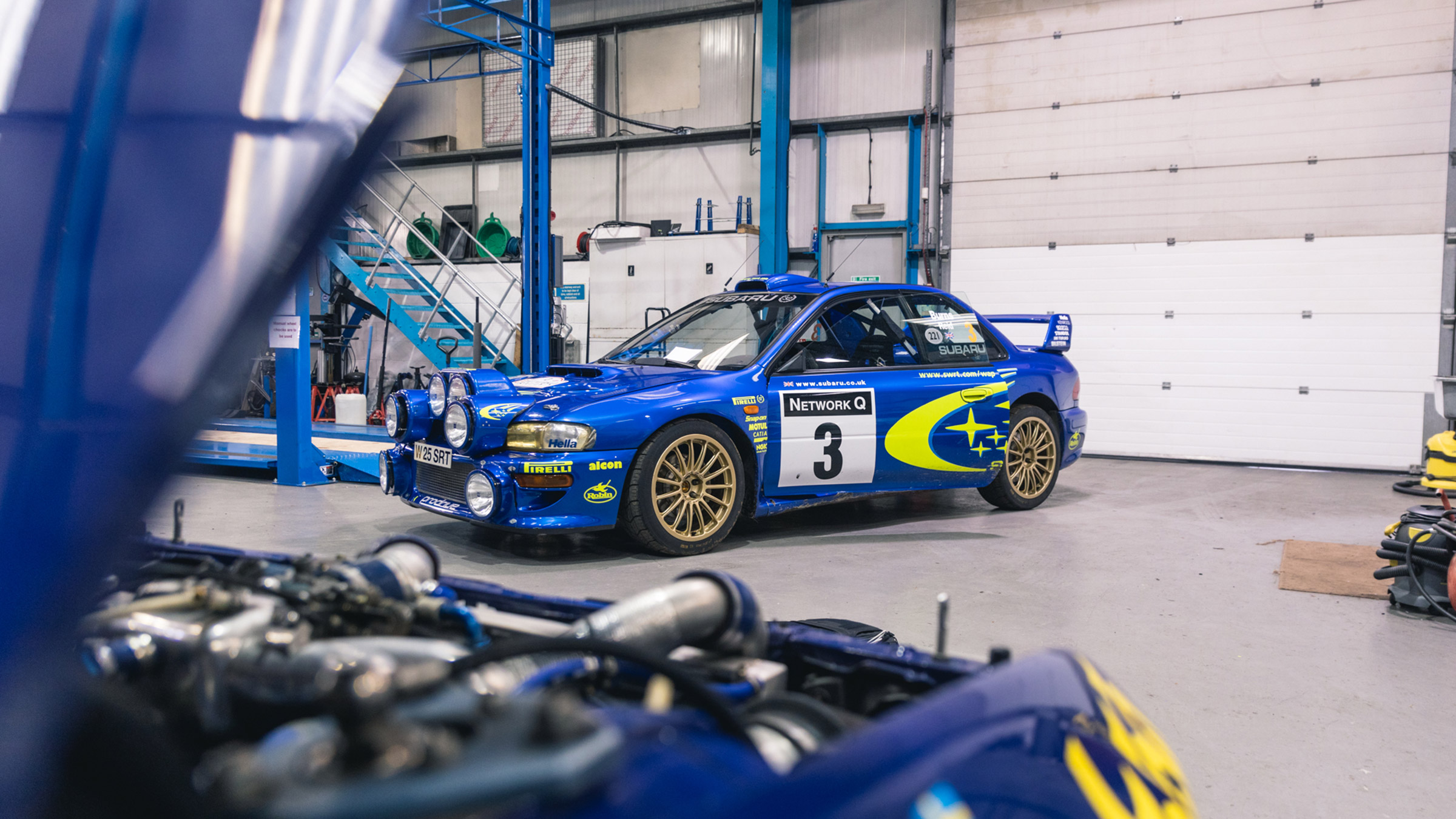 Subaru Impreza S6 WRC – front quarter factory