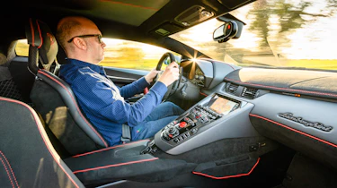 Lamborghini Aventador SVJevo – interior driving