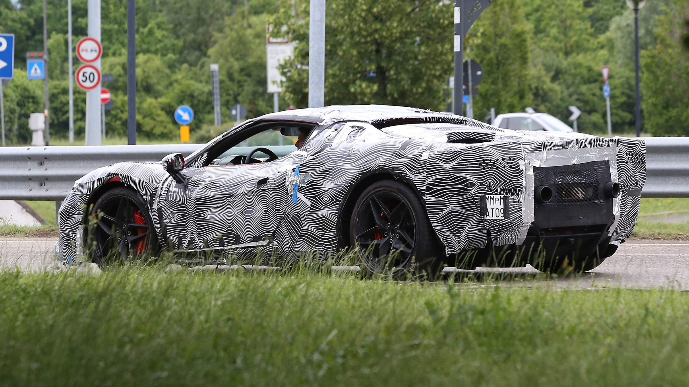 Ferrari F171 spy 2021 – rear quarter 3