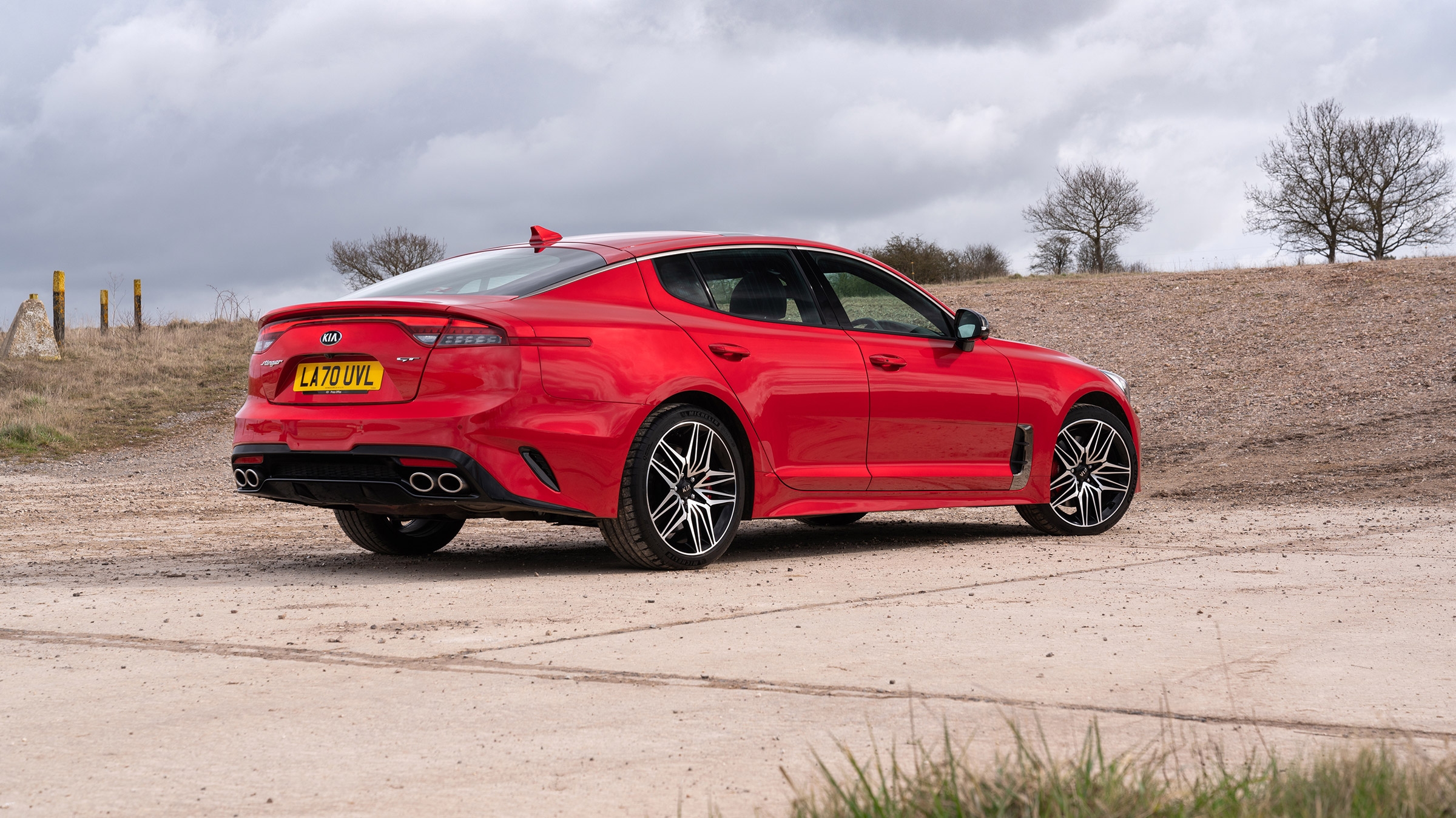 Kia Stinger GT-S MY21 press – rear quarter static