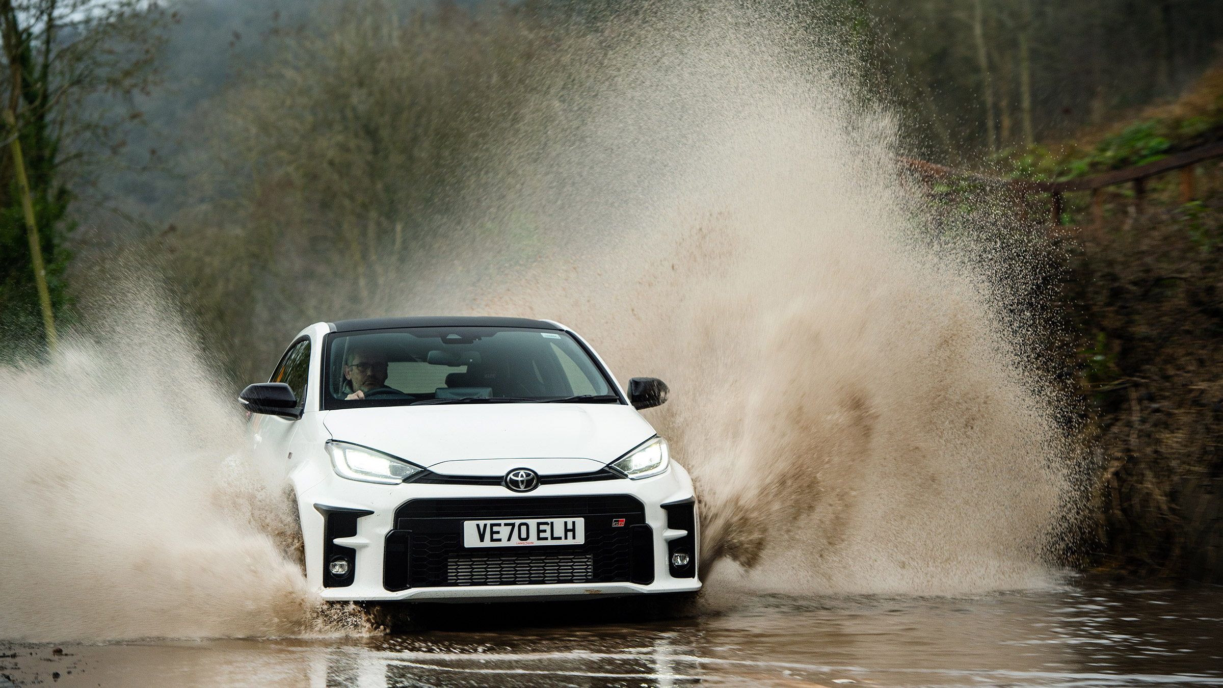 Litchfield Toyota GR Yaris – puddle front