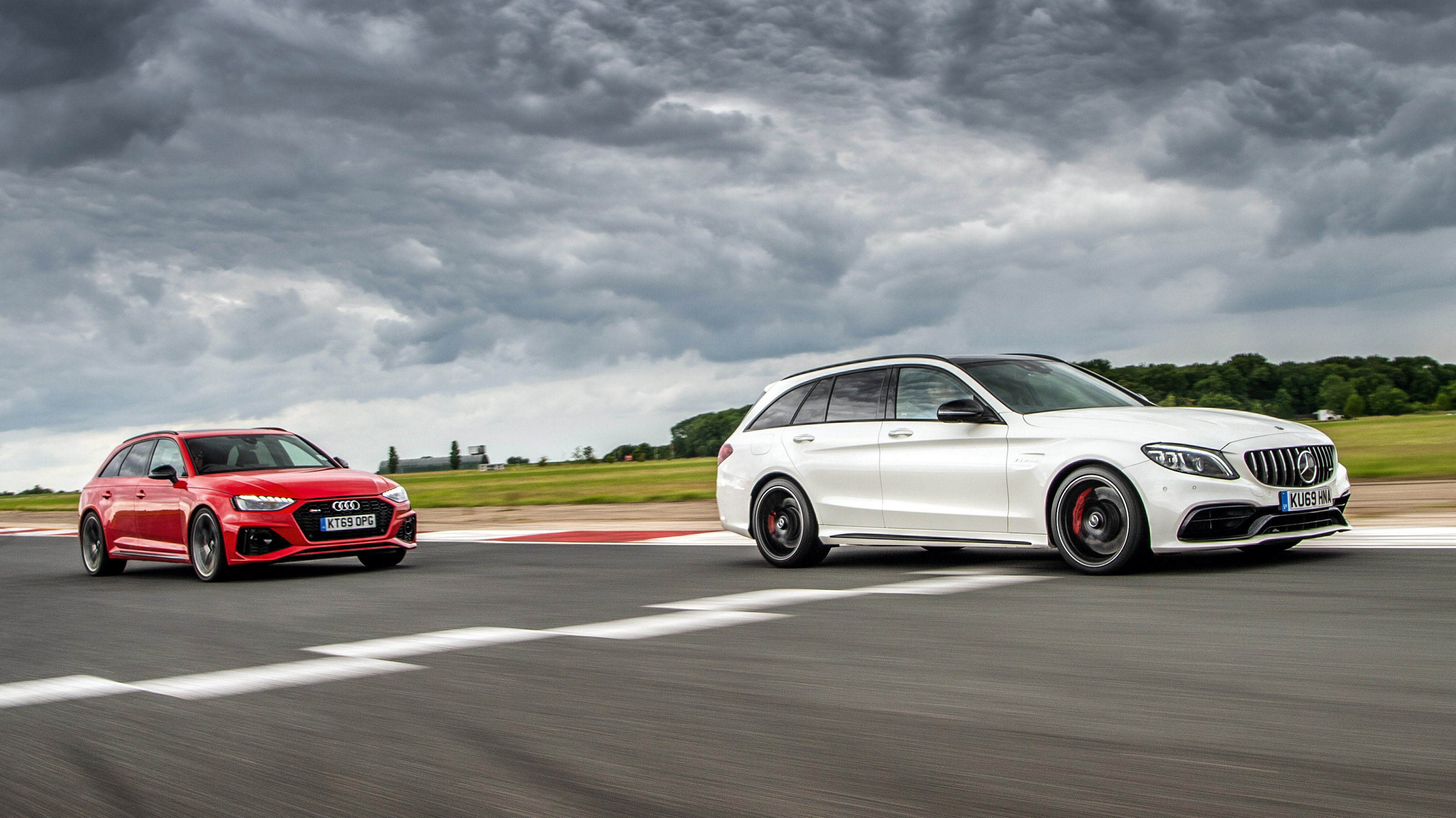 Mercedes-AMG C63 S Estate v Audi RS4 Avant