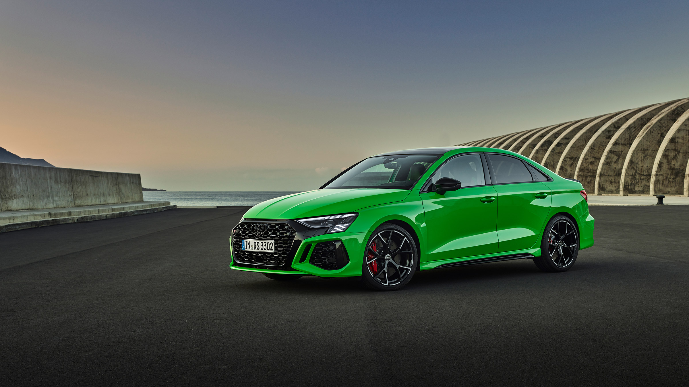 2021 Audi RS3 Saloon – front quarter