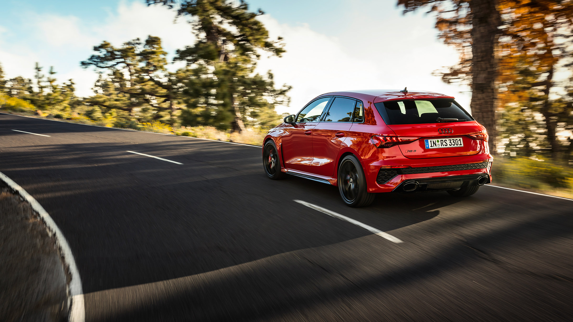 2021 Audi RS3 Sportback – rear tracking