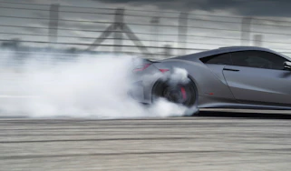 Honda NSX Type S – burnout