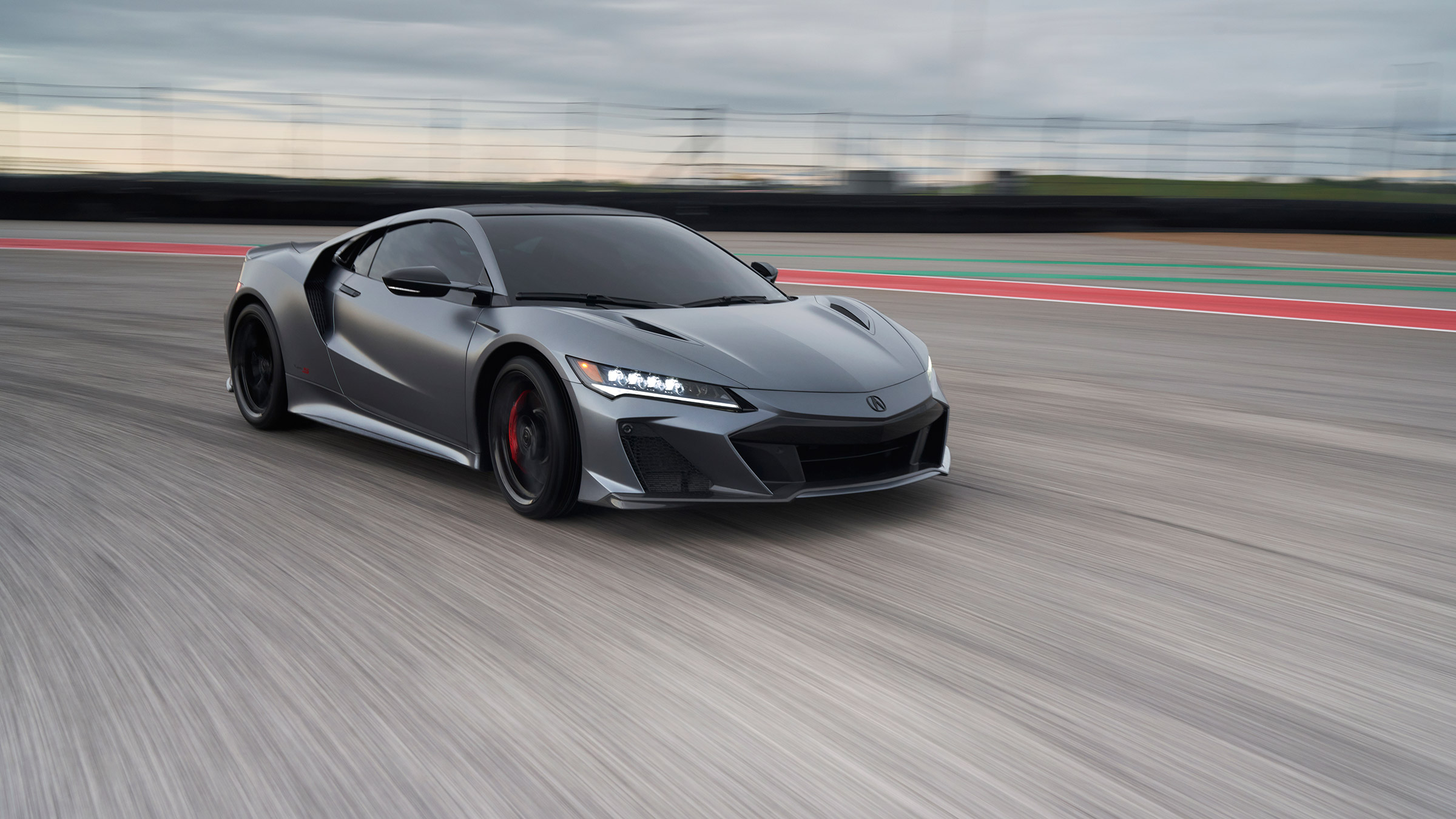 Acura NSX Type S – front quarter tracking