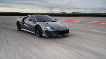 Acura NSX Type S – front quarter tracking