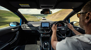 Tiddlers – interior driving Fiesta