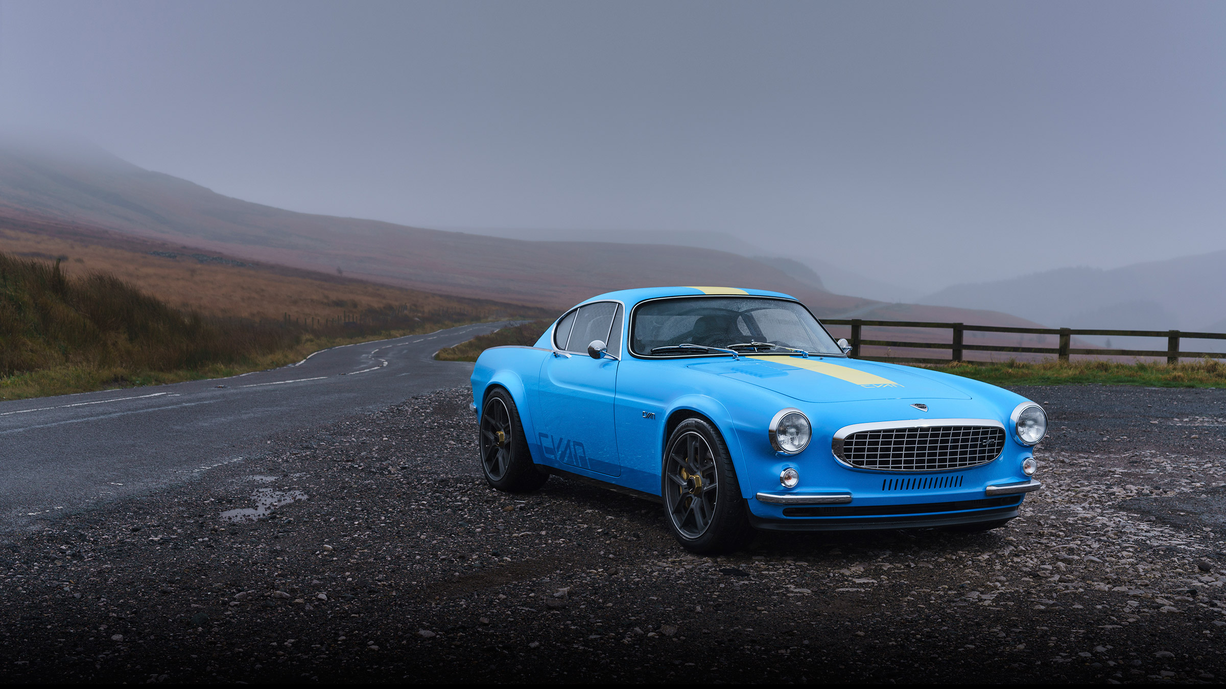 Volvo P1800 Cyan Racing – front static