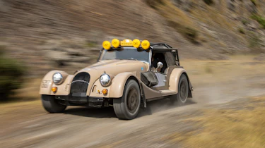 Morgan Plus Four CX-T – front tracking