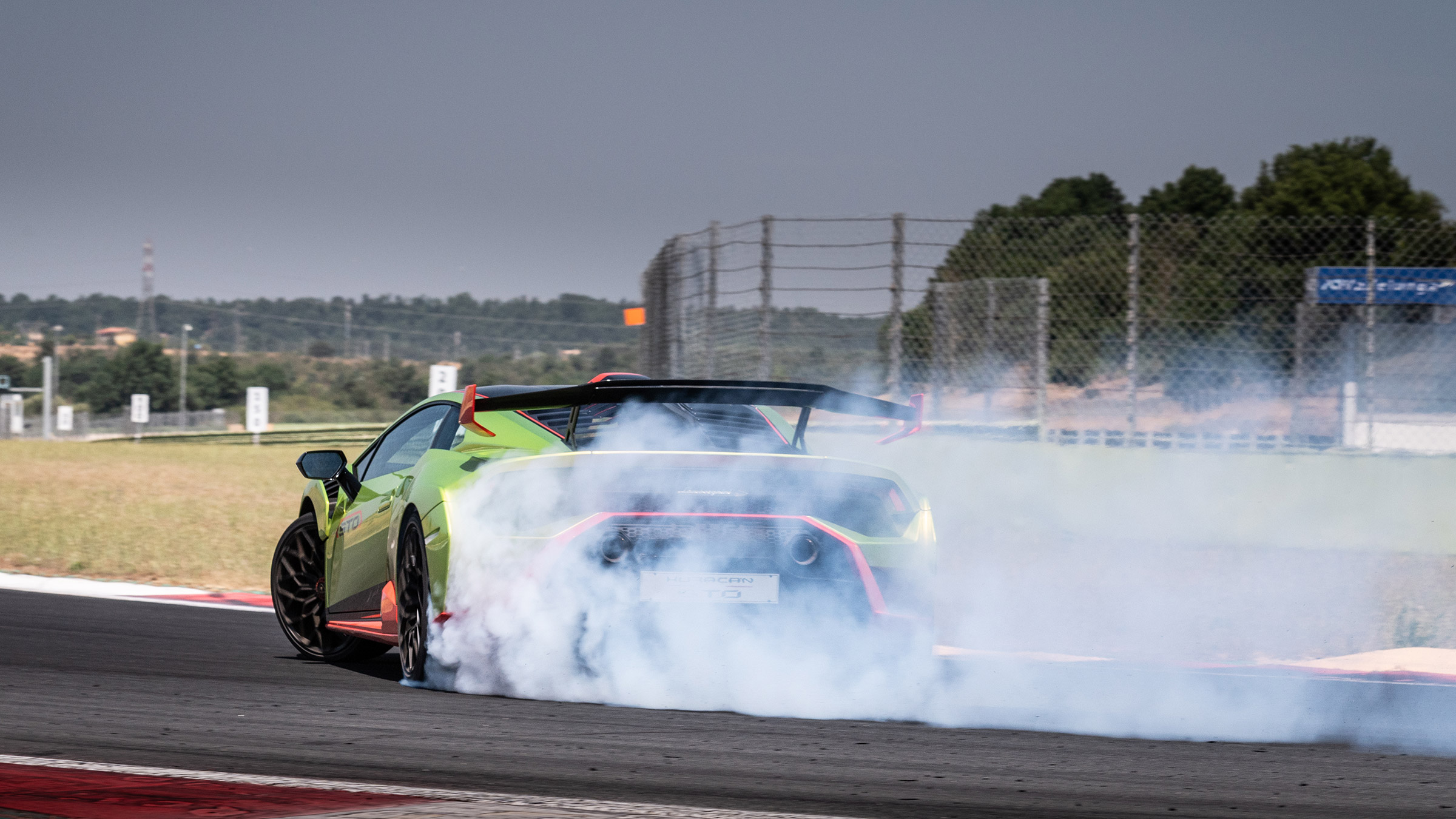 Lamborghini Huracan STO (International) – rear quarter action2