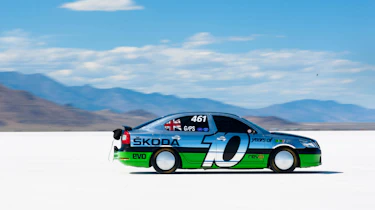 Skoda Octavia at Bonneville – run