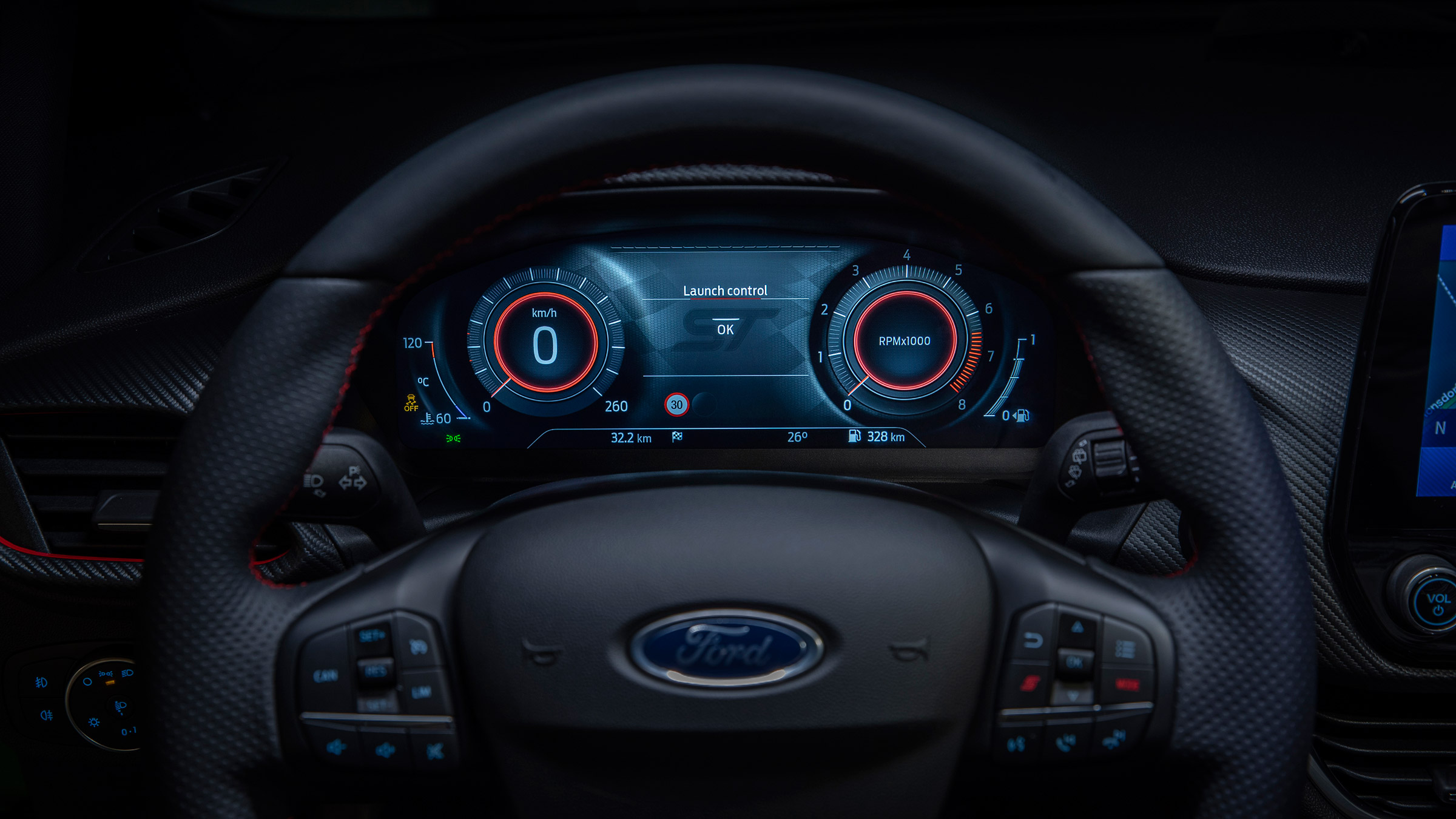 2022 Ford Fiesta ST – dials