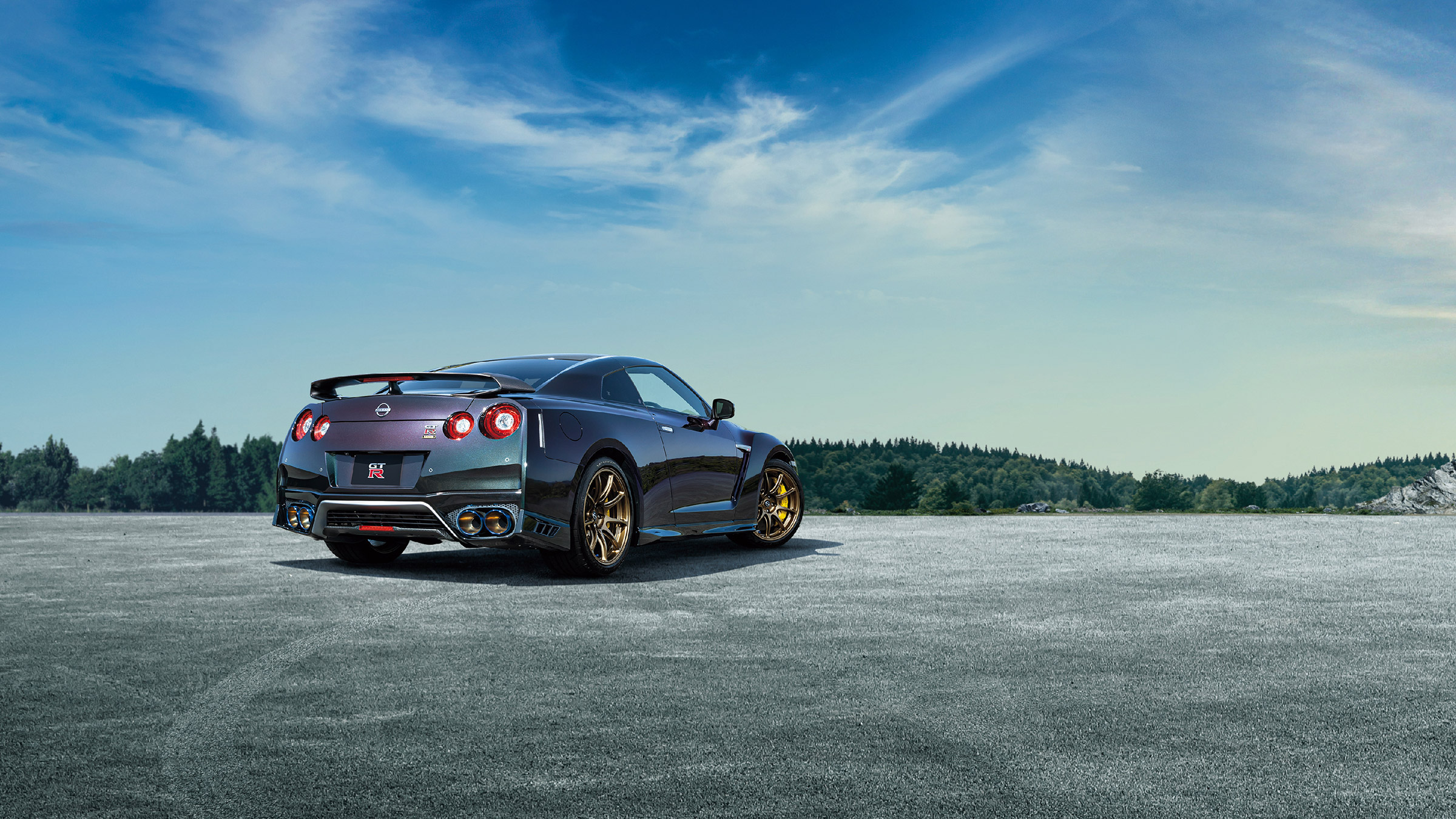MY22 Nissan GT-R T-spec – rear quarter