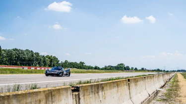 Pagani Huayra R testing