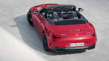 2022 Mercedes SL – rear roof down