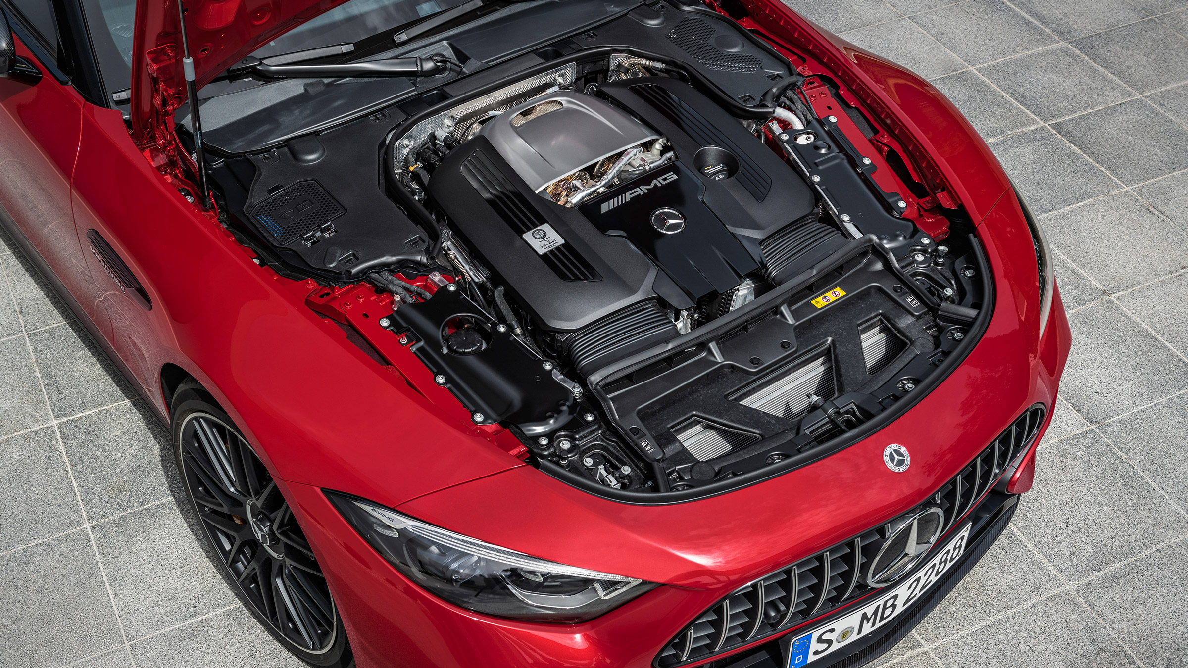 2022 Mercedes SL – engine bay
