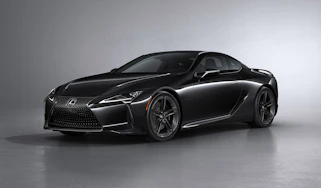 Lexus LC500 Black Inspiration – front quarter