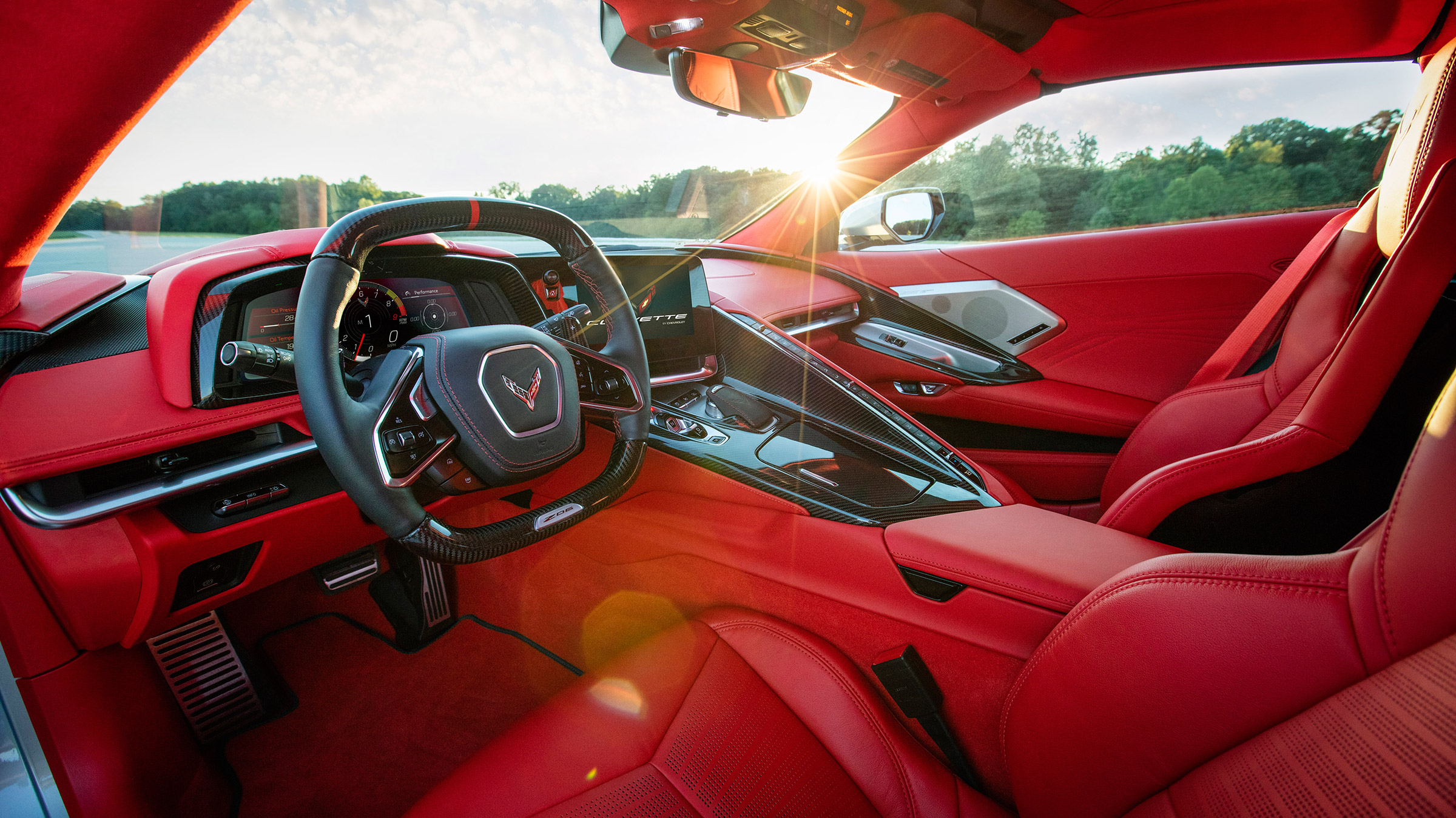 Chevrolet Corvette C8 Z06 – roadster interior