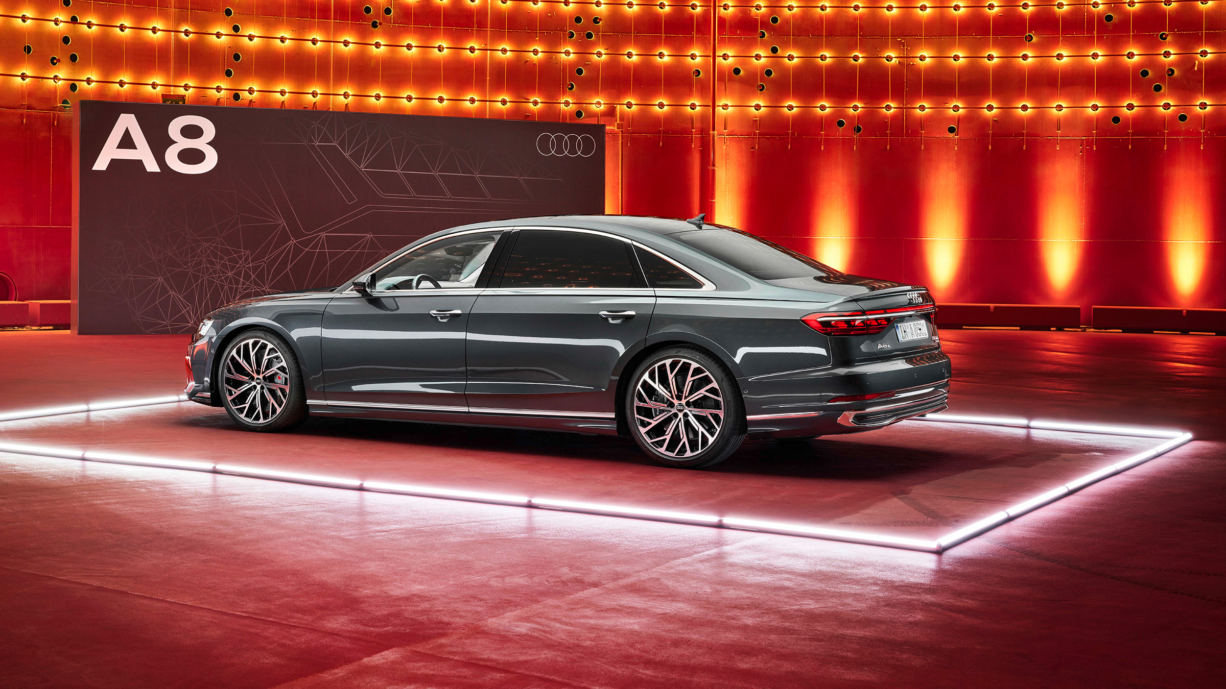2022 Audi A8 – rear quarter