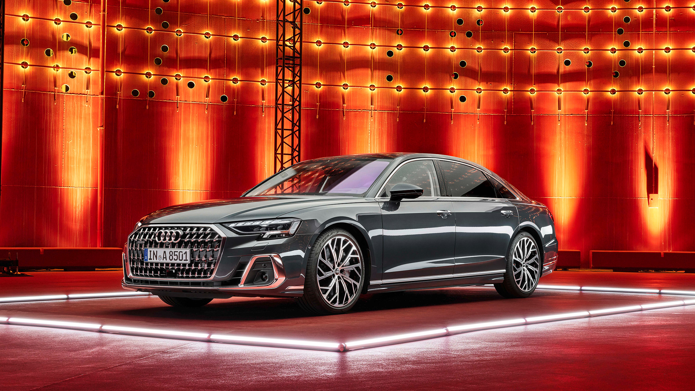 2022 Audi A8 – front hero