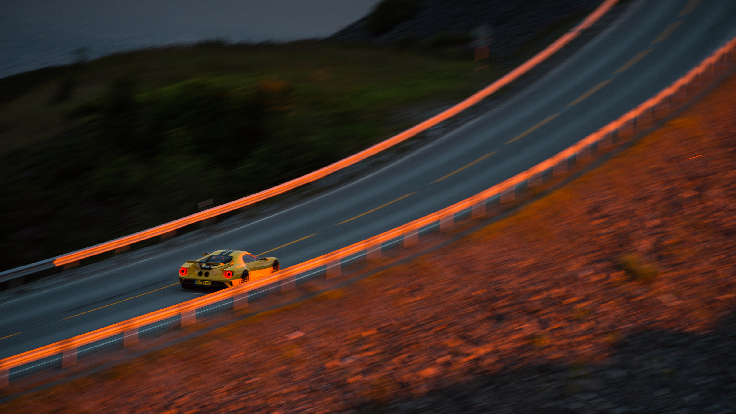 Ford GT review (AP) – drone 2