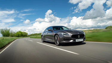 Maserati Quattroporte Trofeo – front tracking