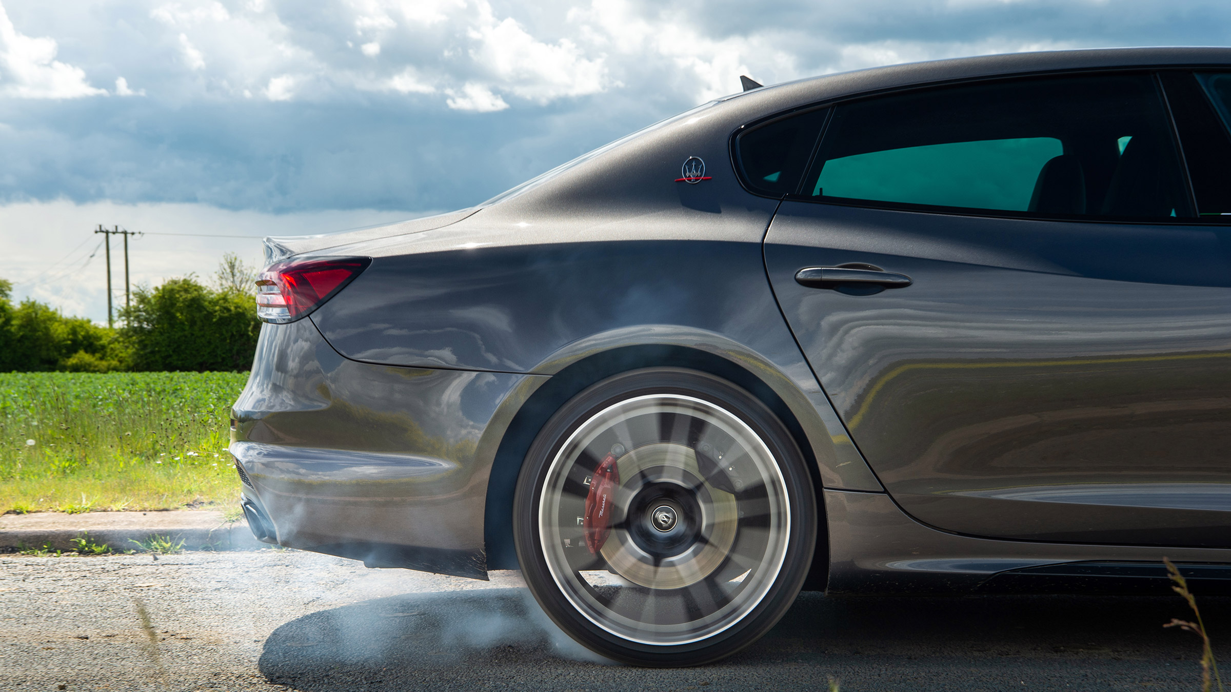 Maserati Quattroporte Trofeo – burn