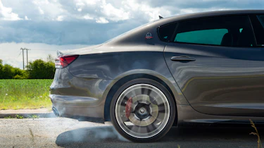 Maserati Quattroporte Trofeo – burn