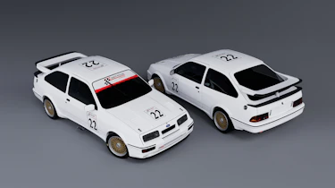 CNC Motorsport AWS Sierra Cosworth RS500 – front and rear