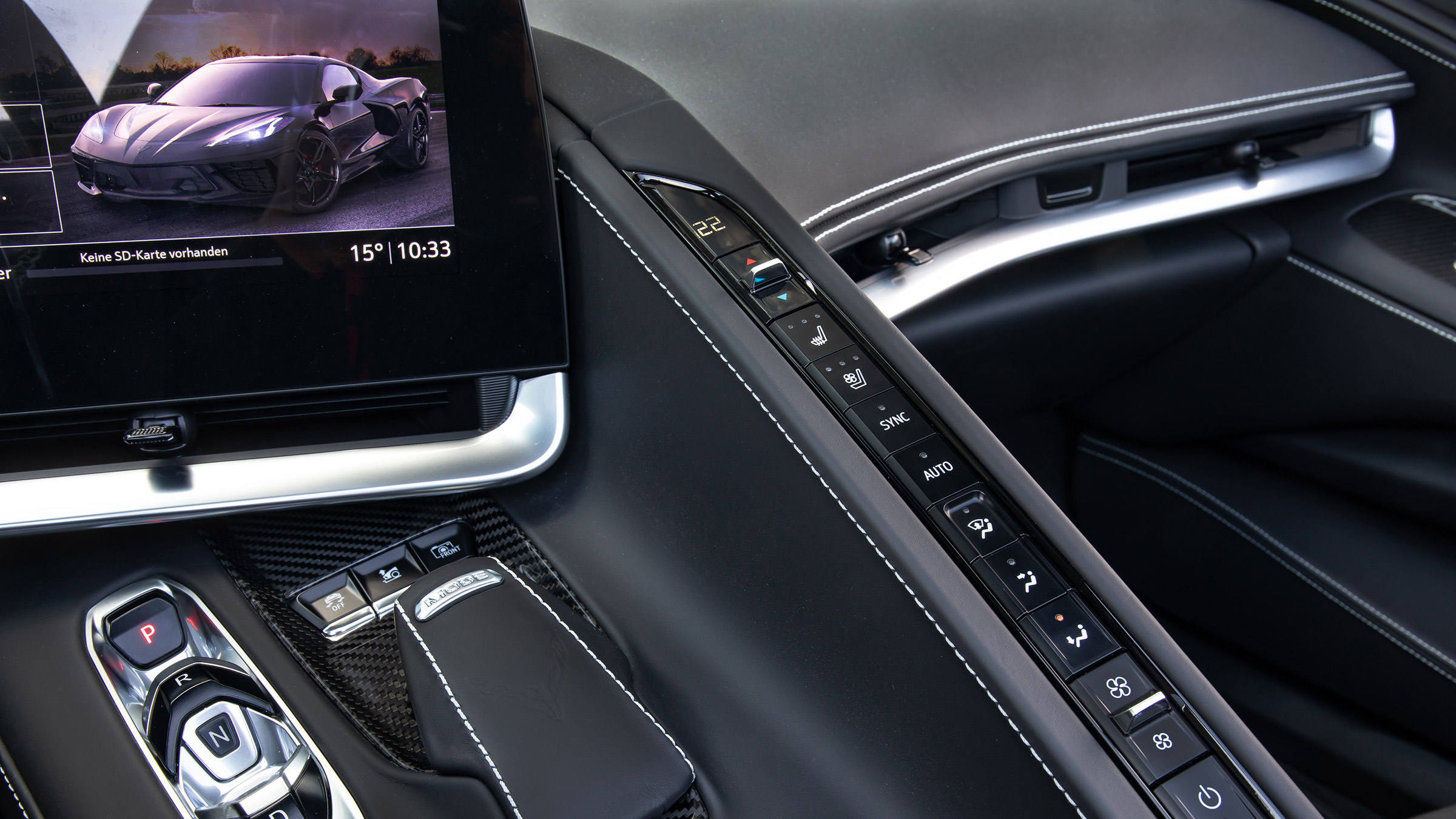 Chevrolet Corvette C8 Cab EU review – buttons