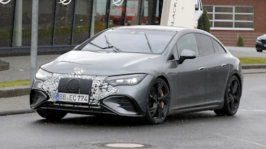 Mercedes-AMG EQE53 proto – front quarter 2