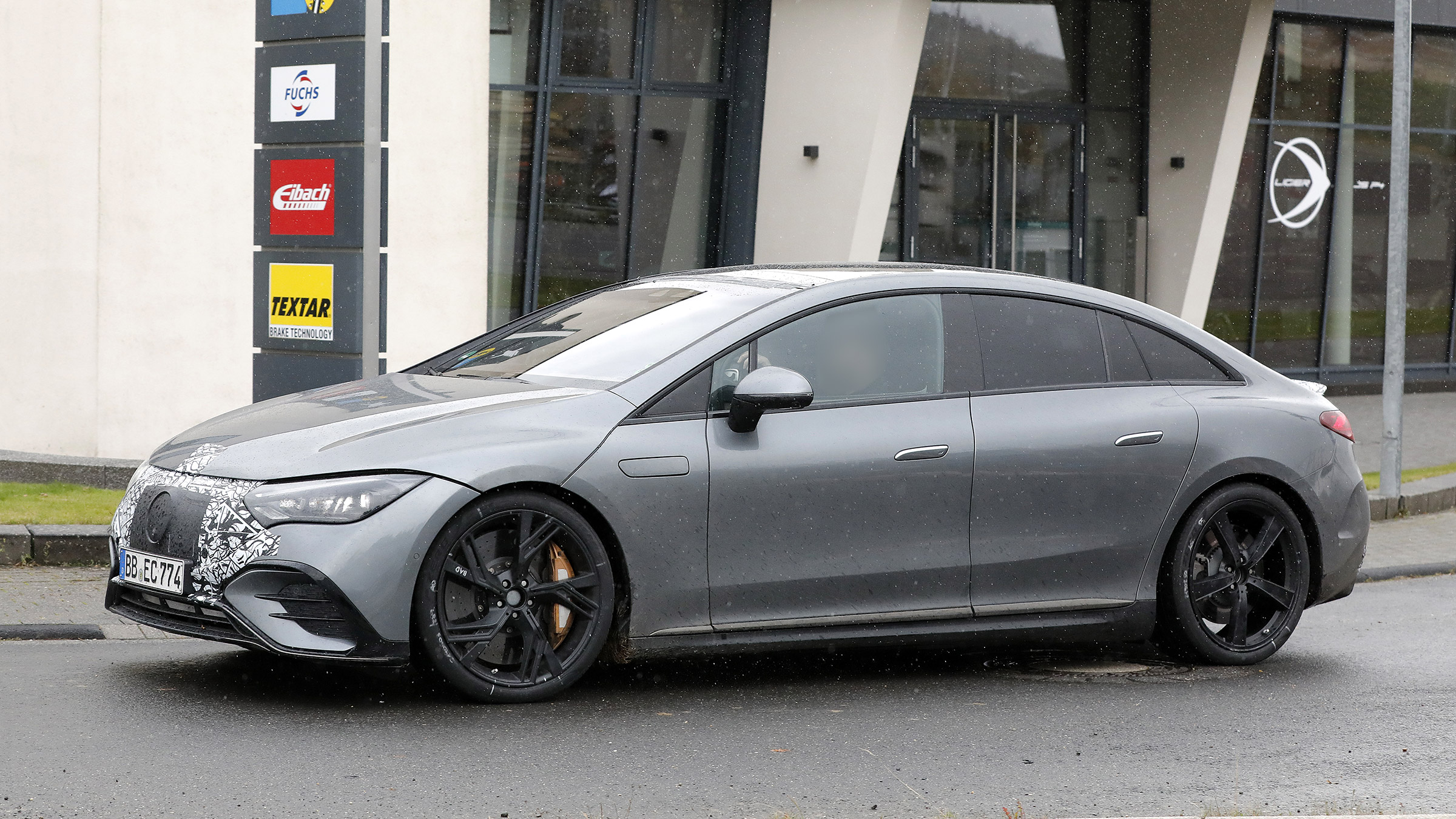 Mercedes-AMG EQE53 proto – front quarter 3