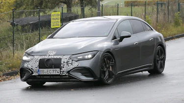 Mercedes-AMG EQE53 proto – front quarter