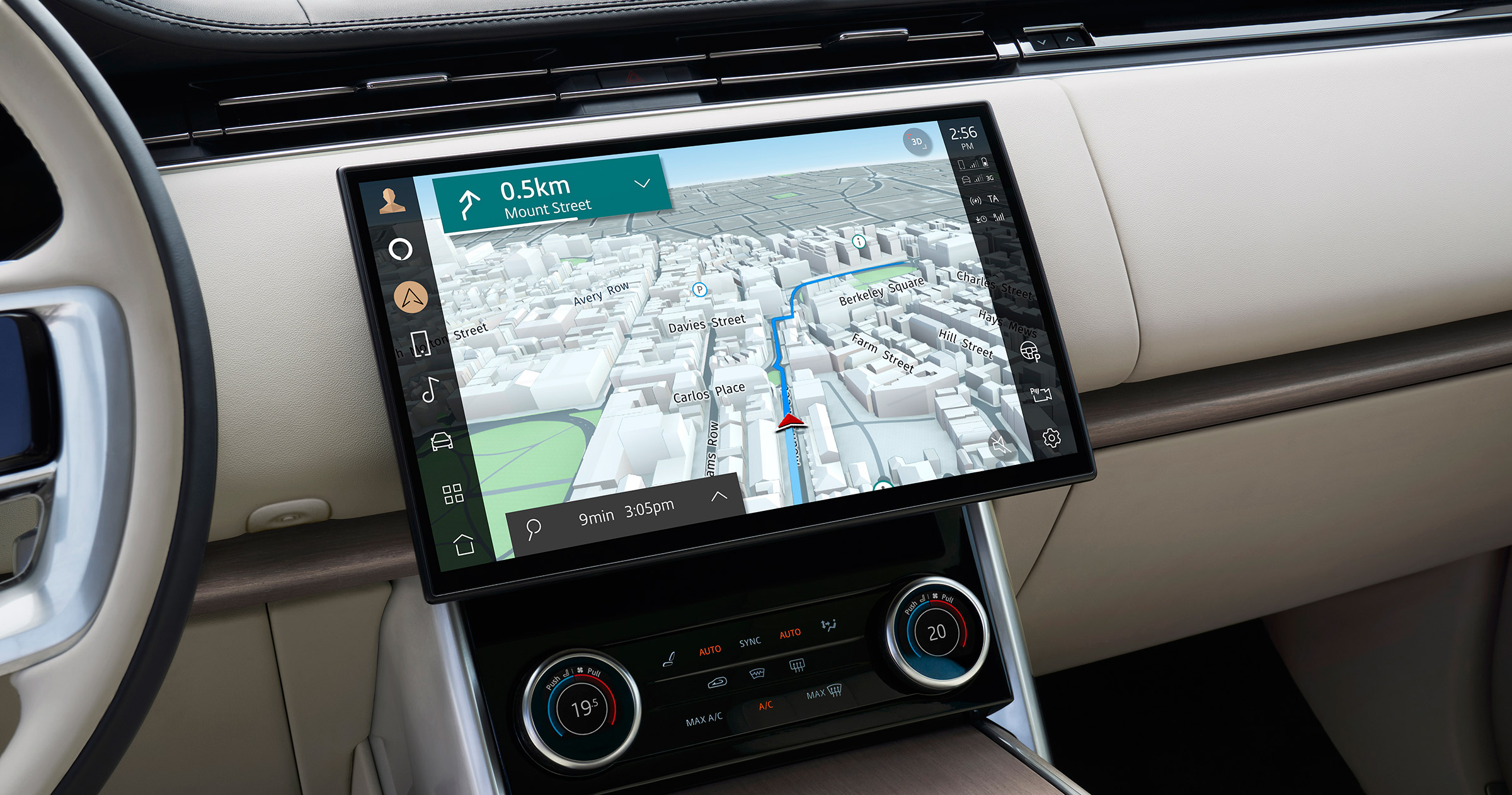 Range Rover MY22 – SWB screen