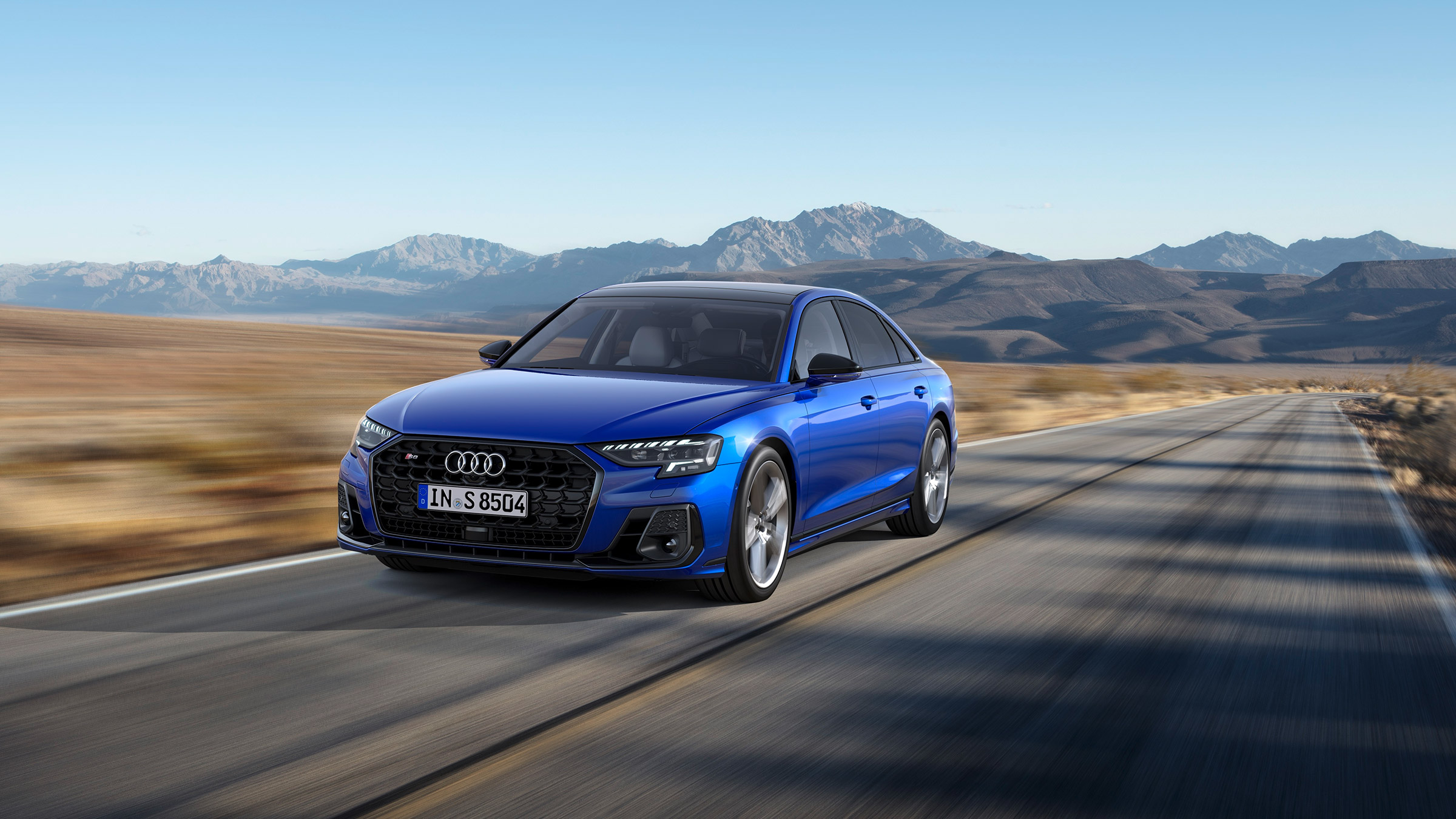 Audi S8 2022 FL – front racking 2