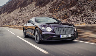 Bentley Continental GT Mulliner Blackline – front tracking