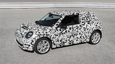 new Mini EV three-door – quarter