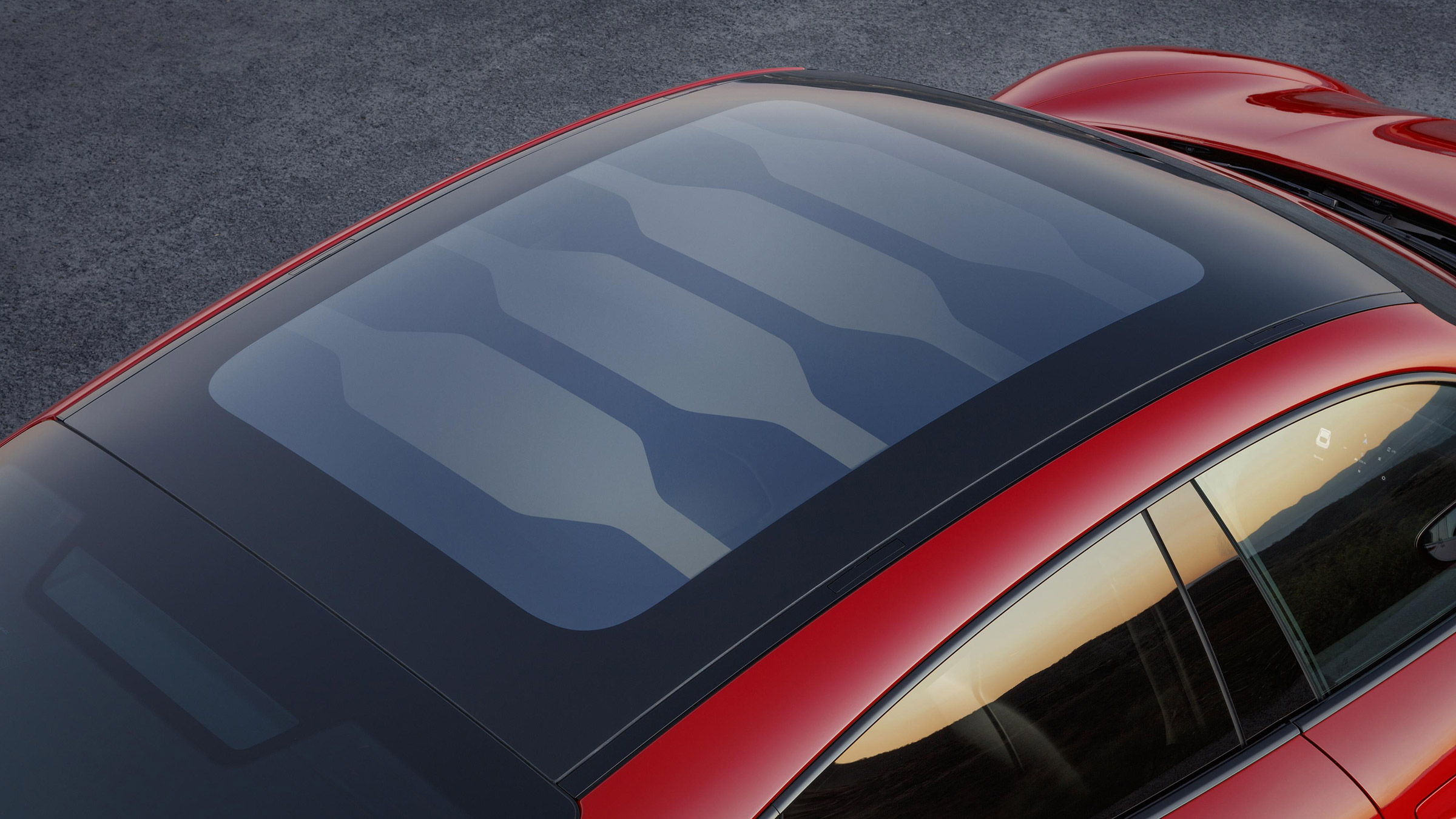 Porsche Taycan GTS – roof