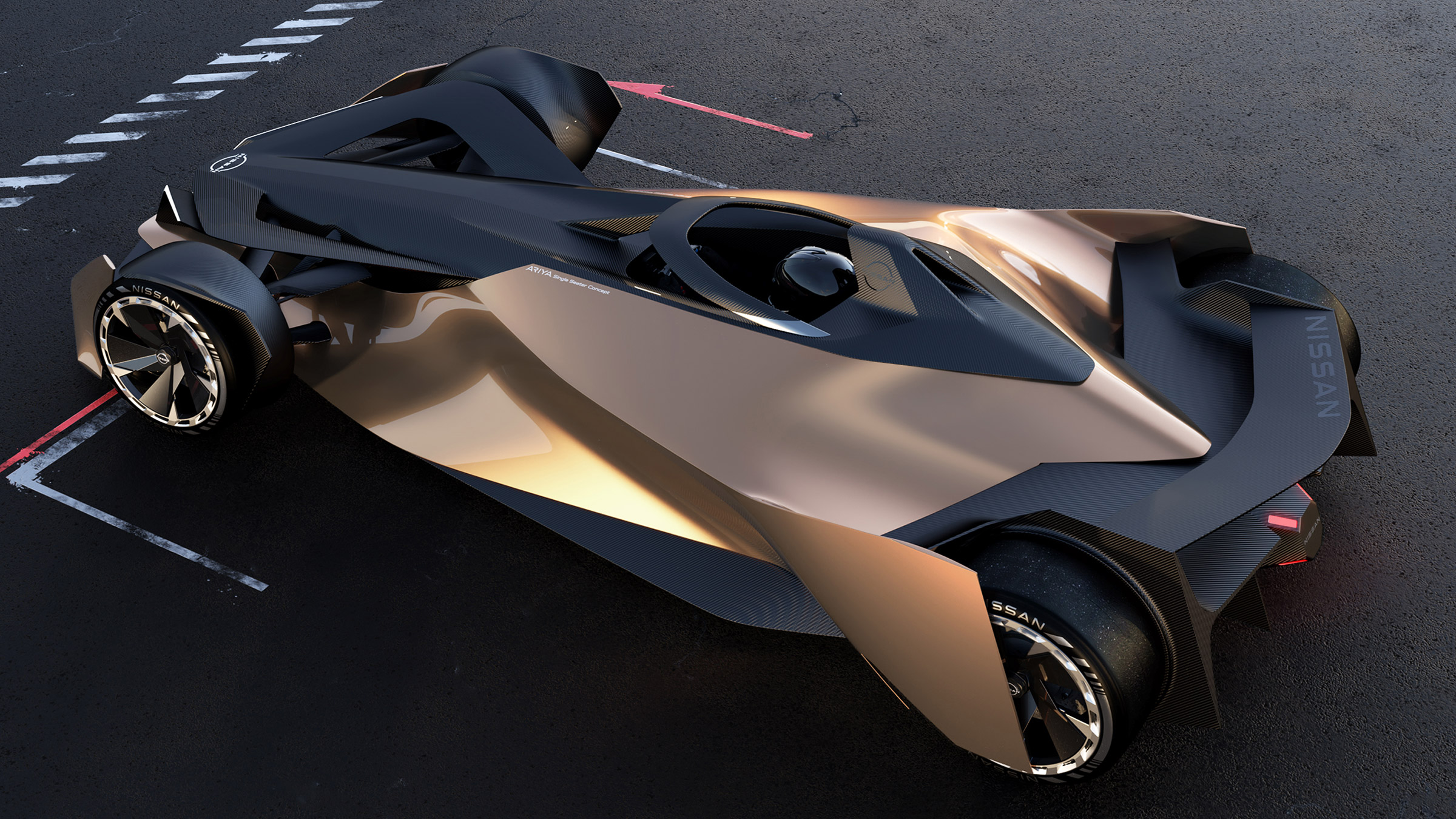 Nissan Ariya Single Seater Concept – rear